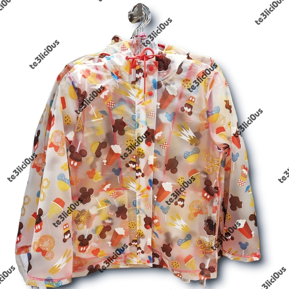 DISNEY PARKS TREATS AND SNACKS RAINCOAT